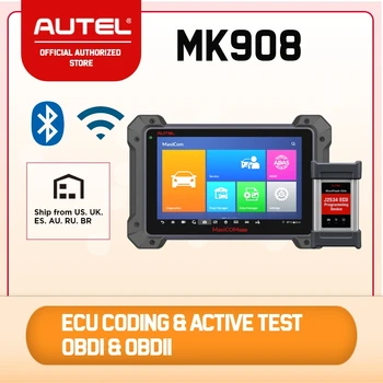 

New Autel MaxiCOM MK908 Car Diagnostic Tool OBD 2 Full System Diagnoses Scanner Auto Scan Tools Autoscanner PK MaxiSys MS908
