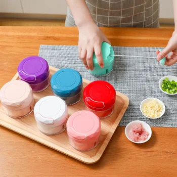 

Garlic Cutter Meat Vegetable Shredder Cutter Fruit Twist Shredder Manual Meat Grinder Chopper Garlic Slicer