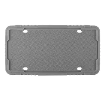 

Car Modification Rattle Rust-proof Weatherproof Silicone License Plate Frame M2ED