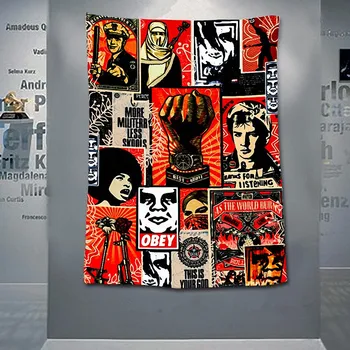 

Hip-Hop Music Rock Band Poster Large Retro Flag Banner HD Print Cloth Art Hanging Painting Tapestry Wall Sticker Bar Home Decor