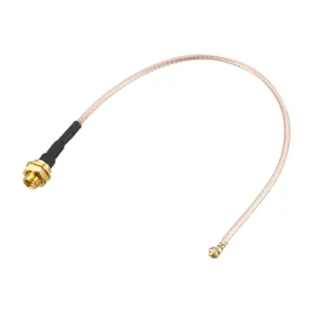 

uxcell MMCX Female Bulkhead to U.FL/IPX RG178 Coax Cable 0.5 ft