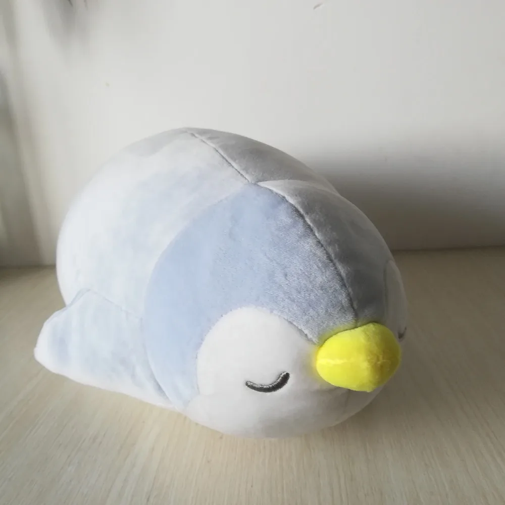 lovely penguin plush toy about 42cm prone penguin soft doll kids toy Christmas gift b1835