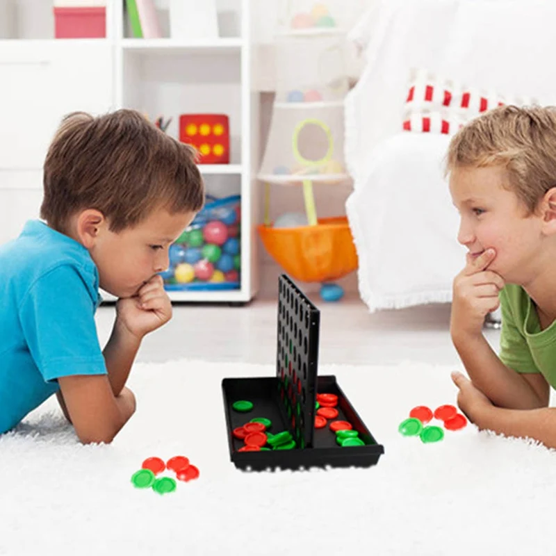 3D Serial Chess Backgammon Children's Educational Toys Four Chess Backagammon Early Game For Children And Adult
