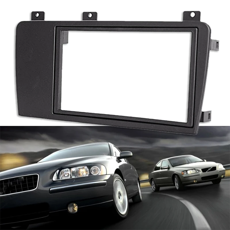 Для Volvo XC70 V70 S60 2004-2007 автомобильный 2 Din стерео радио фасции панель накладка рамка CD