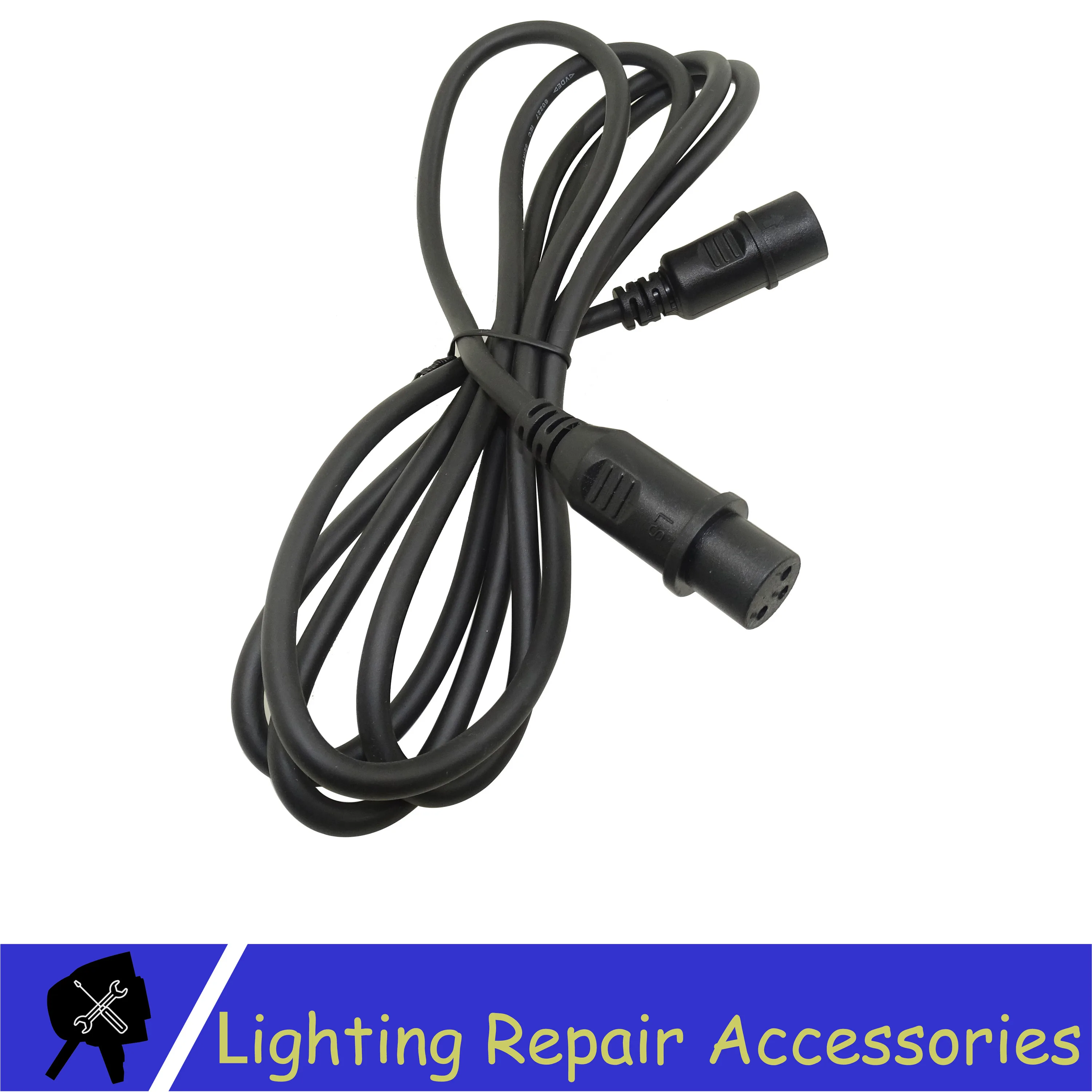 Кабель DMX XLR 1 2 метра 3pin сигнальное соединение экранированный штекер гнездо для