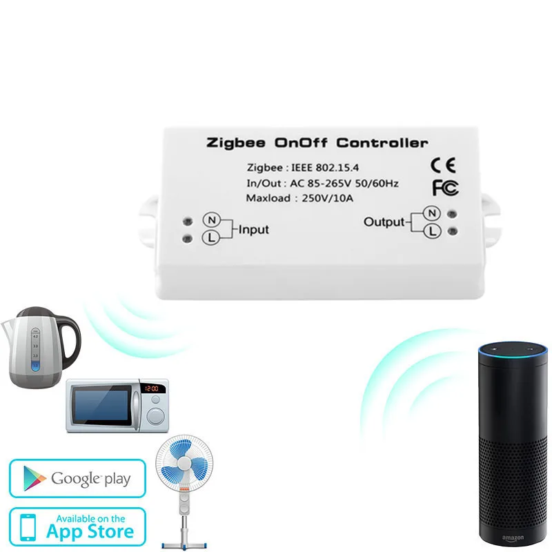 Vovoway zigbee smart switch Appliances interrupter Smart Life APP Smart Control AV110-250V Support Android and IOS systems