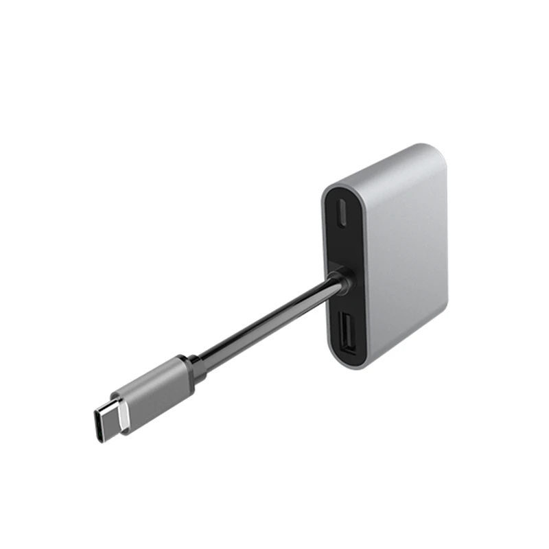 4 в 1 USB C HDMI Type к 4K адаптер VGA USB3.0 o видео конвертер PD 87W быстрое зарядное устройство