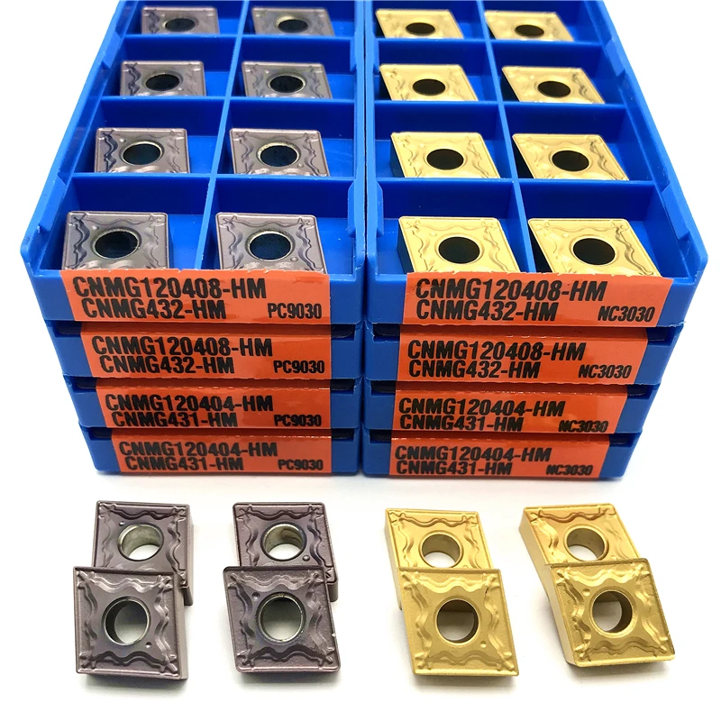 

CNMG120404 CNMG120408 HM Carbide inserts External turning tool High quality metal Lathe tool CNC turning insert Steel processing