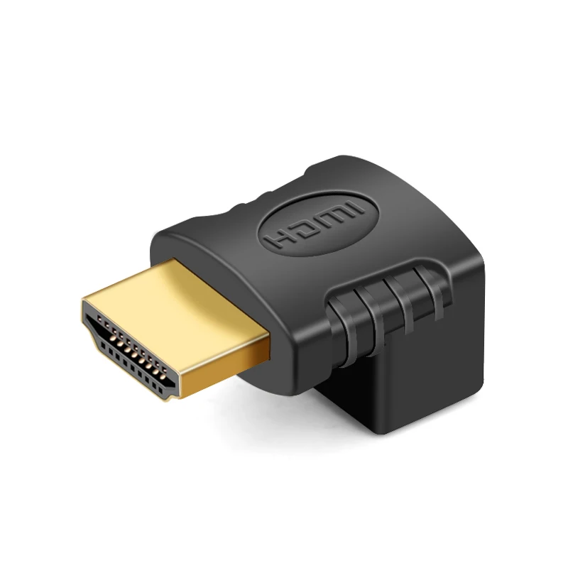 Down HDMI адаптер Мужской к HDMI Женский конвертер HDMI переключатель Jack 4K удлинитель 270 90 градусов под прямым углом для 1080P HDTV PC HDMI адаптер - Цвет: Down