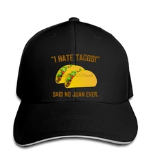 Бейсболка забавная мужская шапка с принтом Женская Новинка snapback Cinco De Mayo I Hate Tacos Said No Juan Ever бейсболки
