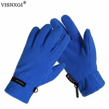 VISNXGI высокое качество Осень Зима теплые флисовые перчатки термальные Wincey морозостойкие горные охотничьи перчатки для мужчин и женщин M-XL