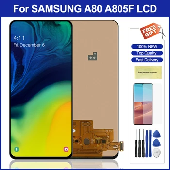 

Lcd For Samsung Galaxy A80 Lcd Display Touch Screen Digitizer Assembly Replacement For Samsung A80 SM-A805 A805 A805F Lcds