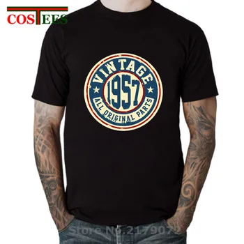 

Retro 1957 All Original Part T shirt Thanksgiving gift Father's day T-shirt 42 years Birthday tshirt Classic Vintage 50s Clothes