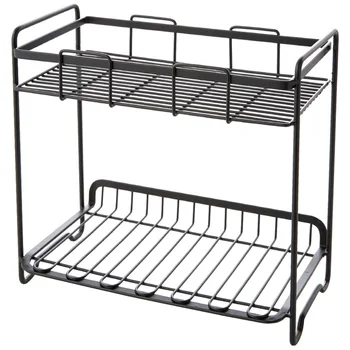 

2 Tier Kitchen Spice Organizer Rack Multi-Function Storage Shelf Kitchen Cabinet Cupboard Organizer Kitchen Storage Holder Rack