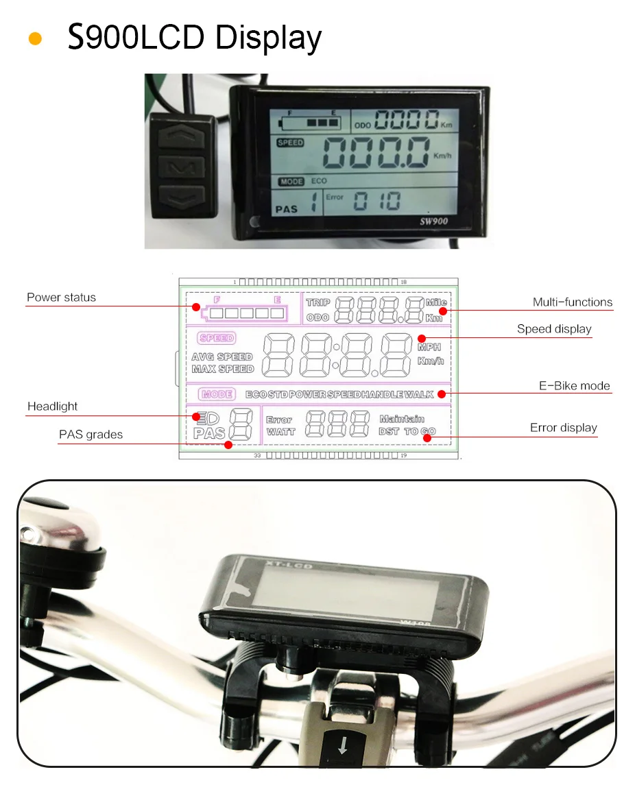 Js 48V 500W колесо электродвигателя комплект бесщеточный мотор ступицы передний задний мотор колеса E-Bike 2" 700C ЖК-дисплей для
