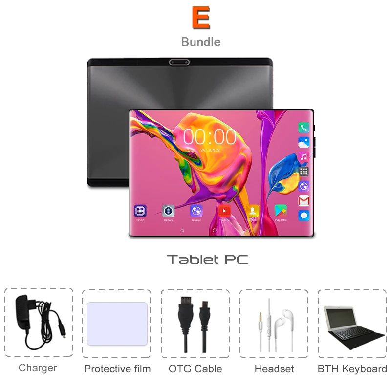 Add BHD keyboard Дизайн, 10,1 дюймовый планшет, Android 9,0, 8 ядер, 8 ГБ+ 128 Гб ПЗУ, двойная камера, 8 Мп, SIM планшет, ПК, Wifi, gps, 4G, Lte, телефон 10 9 - Комплект: Add BHD keyboard