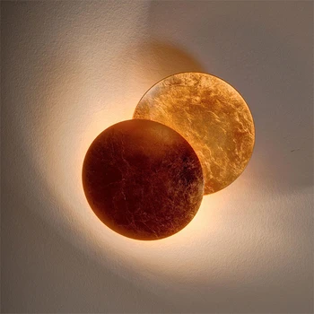 

Designer Moon Concept Solar Eclipse Wall Lamp Northern Europe Aisle Corridor Stairs Exhibition Room Bedside Lunar Eclipse Lamp