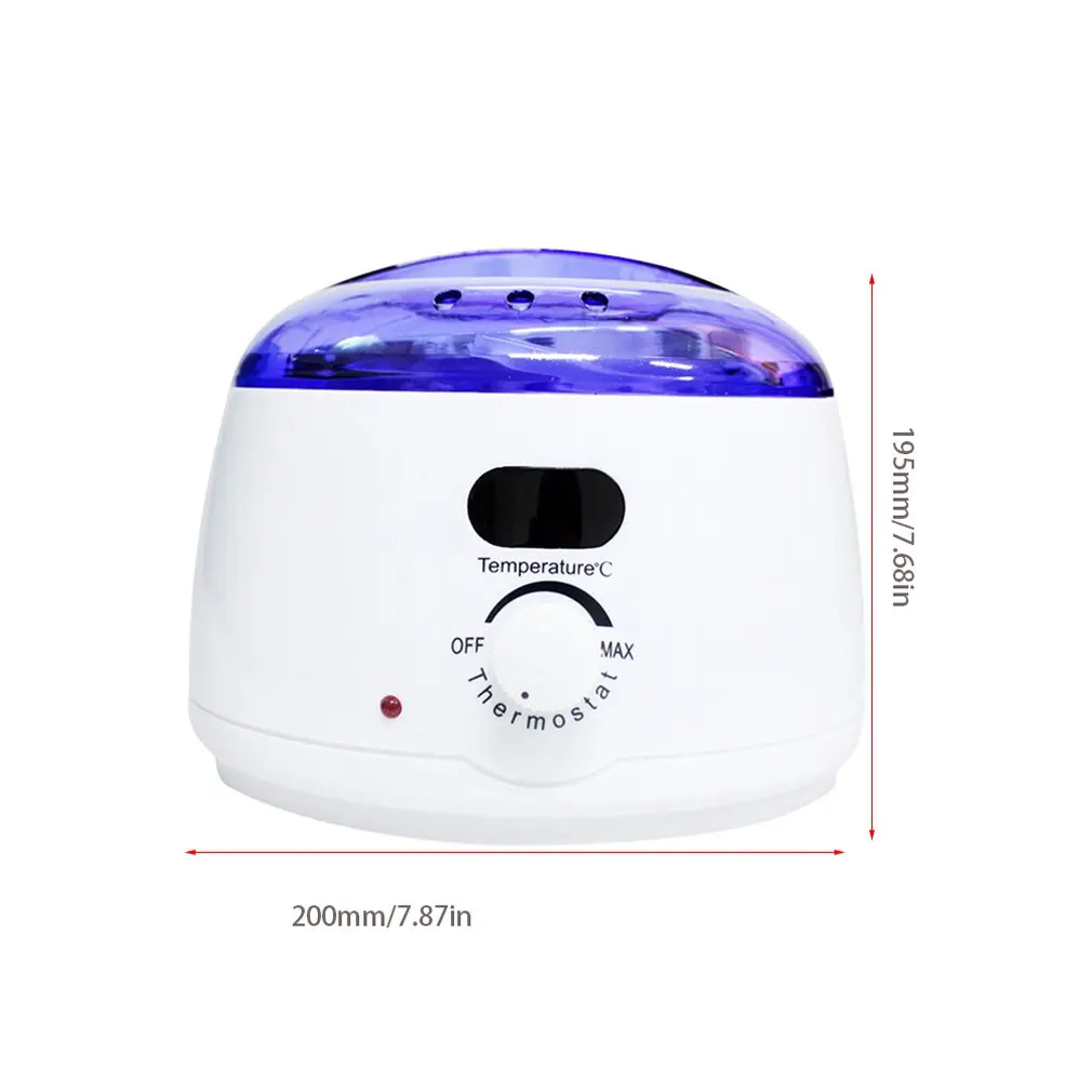 

6PCS/SET Portable Hair Removal Tool Epilator Warmer Wax Heater Set Mini SPA Hand Epilator Feet Paraffin Wax Machine Kit