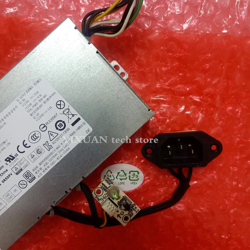 Fonte de Alimentação para Dell Optiplex Aio 3030 3048 180w Power Supply Hu180ea00 Dps180ab -14a Ac180ea D180ea-00 0r50pv 2y4d5 Hkf18023d Apd002 - Imagem 3