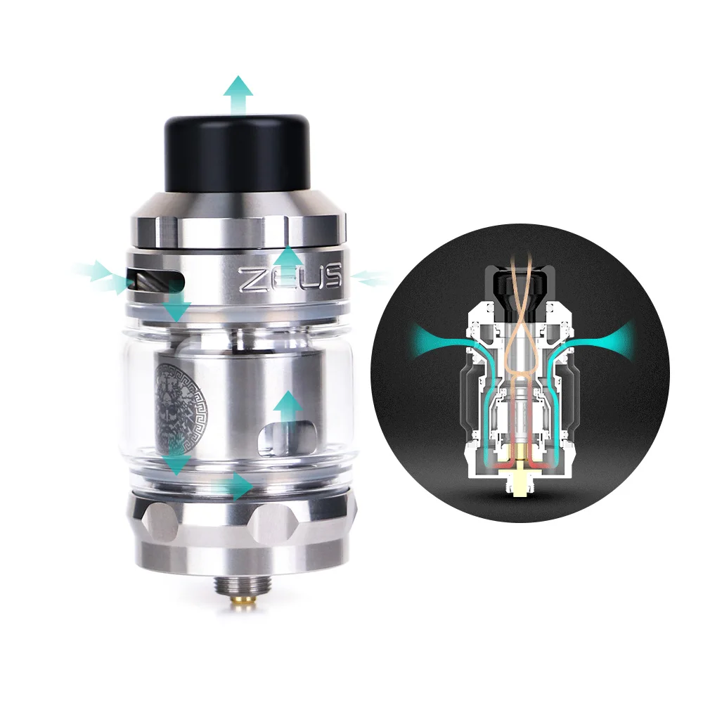 Goedkoop 2pcs vape tank zeus subohm Geekvape Zeus sub ohm tank 5 ml 2 ml fit Mesh Z1 Z2 spoelen Elektronische Sigaret Verstuiver vs zeus x