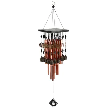 

1pc Creative Balcony Ornaments Wind Chimes Bronze Copper Bell Home Decoration
