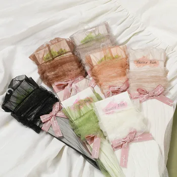 

Sweet Fairy Woman Net Socks Summer Thin Solid Transoparent Heap Ankle Socks For Ladies Soft Comfortable Breatable Hipster Sox