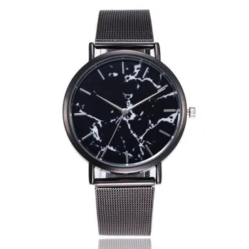 

Marbling face Women's Casual very charmingfor all occasions Quartz Silicone strapBand Watch Analog Wrist Watch Women Clock reloj