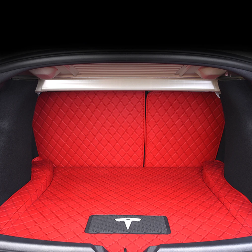 Tesla 3 Leather Trunk Mat Pad