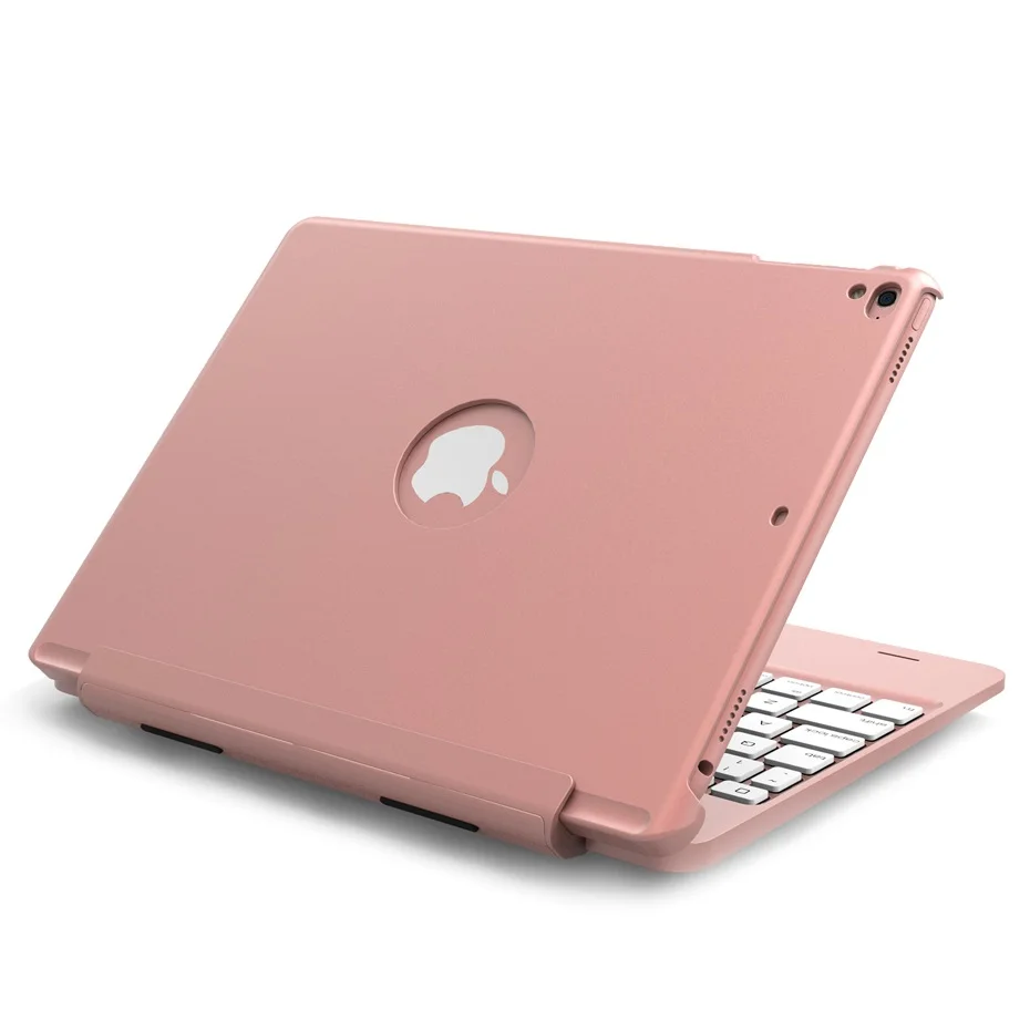 Чехол для ipad 9,7 //air 2/Pro 9,7 дюймов bluetooth-клавиатура с подсветкой полный корпус защитный чехол Smart PC Coque