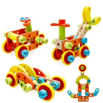 

3-6 Years Old Child Disassembly Tool Toy Building Block Early Education Benefit Intelligence Development Screw Nut Combination