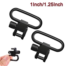 

2Pcs/Lot QD Sling Rail Swivel Mount Adapter Quick Detachable Gun Strap Sling Ring Swivels Stud Rifle Shotgun Hunting Accessories