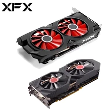 Видеокарта XFX AMD Radeon RX580, 4 ГБ DDR5, видеокарта AMD GPU RX 580, 4 Гб, 256 бит, игровая видеокарта для настольного ПК, компьютер, геймер, используемые карты
