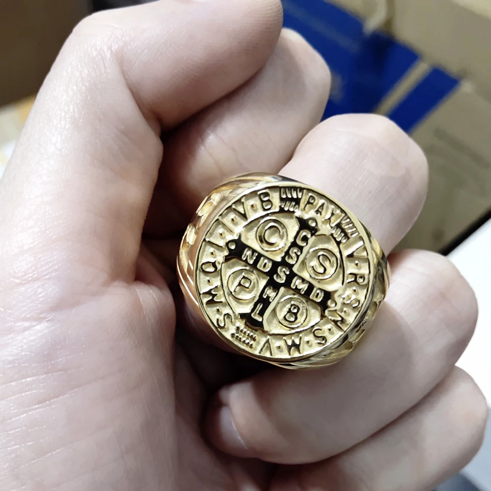 Христианский крест религиозный крестоносцев из нержавеющей стали мужской