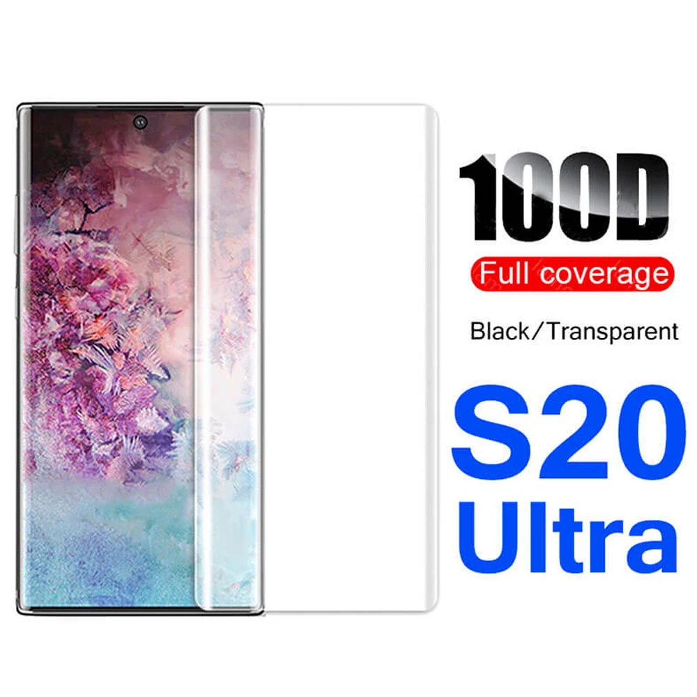 Для samsung galaxy s20 ultra s10 lite s10e s9 s8 plus s7 edge закаленное стекло защитная пленка защита