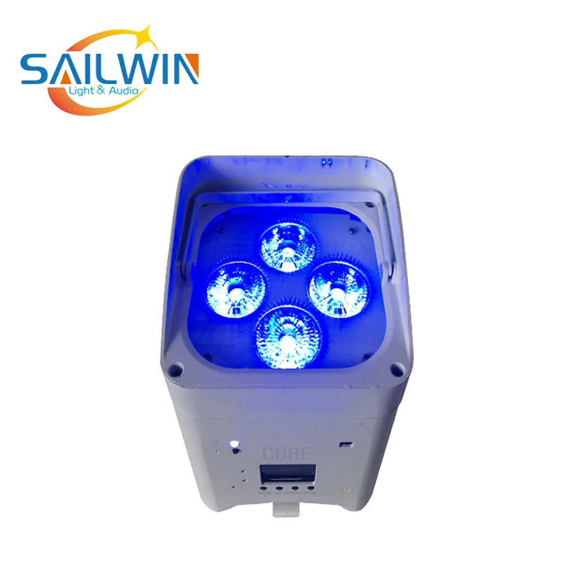 Sailwin сценический светильник ing 4X18W 6in1 RGBAW UV мобильное умное приложение WIFI LED