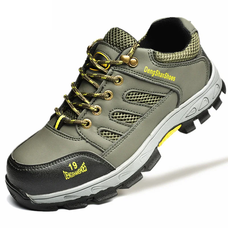 Zapatos de seguridad para hombre y mujer, calzado de trabajo con punta de  acero, a prueba de perforaciones, botas de trabajo|Calzado de seguridad| -  AliExpress