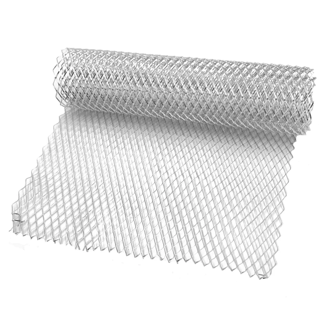1PC Auto Car Front Bumper Grill Grille Mesh Cover Trim Rhombus Style 10x20mm