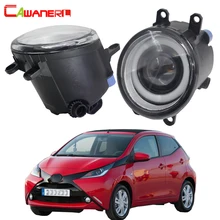 Cawanerl для Toyota Aygo(_ B4_) Автомобильный светодиодный противотуманный фонарь Angel Eye DRL дневные ходовые огни H11 12 В 2 шт