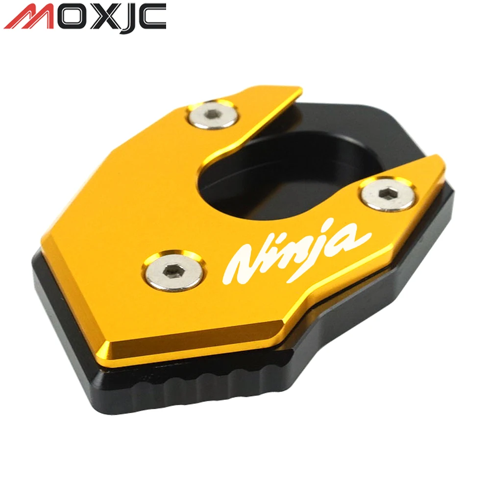 CNC ˷̴ ձ   ̵ ĵ е ÷Ʈ Kickstand Enlarger Support Extension For KAWASAKI Ninja250 Ninja300