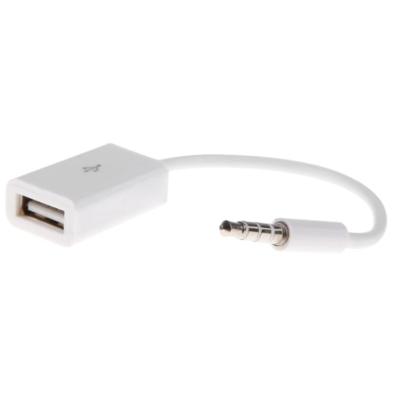 3 5 мм Мужской AUX o разъем для USB 2 0 Женский конвертер кабель автомобиля