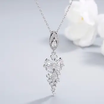 

Fahmi 2020 New Popular 100% 925 Sterling Silver Necklace1-13 High Quality Original Jewellery For Women Party Wedding Gift