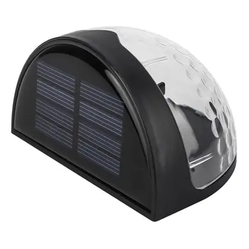 

Solar LED Outdoor Waterproof Semicircular Fence Light 6LED Solar Wall Light Wall Lamp Post Lights Outdoor Light