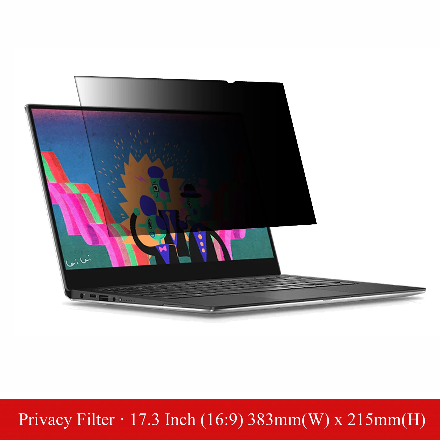 Laptop Screen Protector 17.3 inch Anti-Glare Privacy Filter Screen Protector Film for Computer Monitor Widescreen 16:9 Aspect Ratio