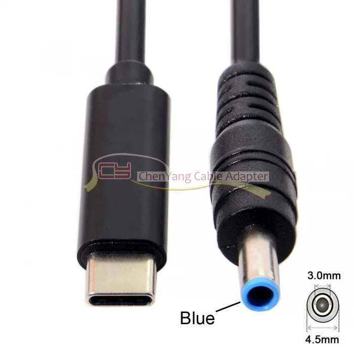 USB Type C PD адаптер питания конвертер в 4 5*3 0 Dc разъем зарядный кабель шнур для HP Stream 11