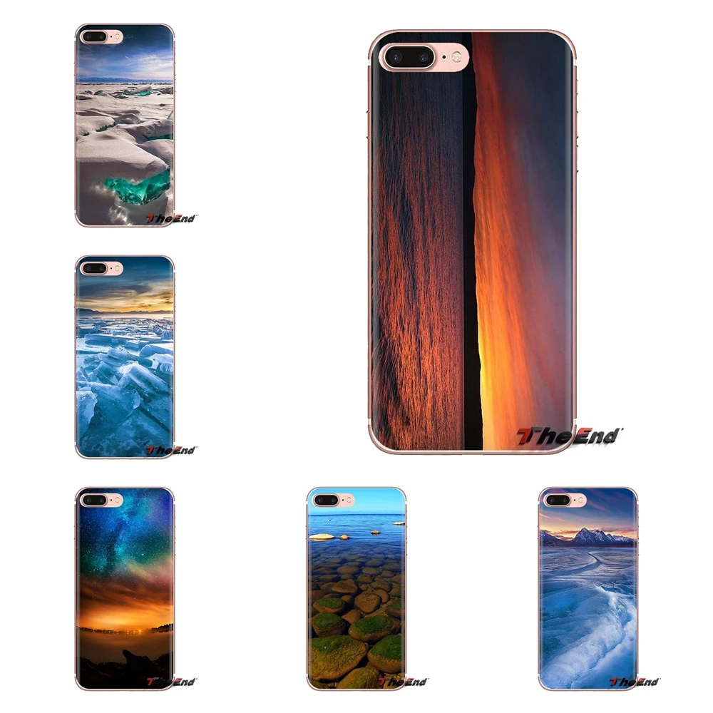 Beautiful Russia lake Baikal Soft Transparent Bag Case For Samsung Galaxy S3 S4 S5 Mini S6 S7 Edge S8 S9 S10 Plus Note 3 4 5 8 9 |