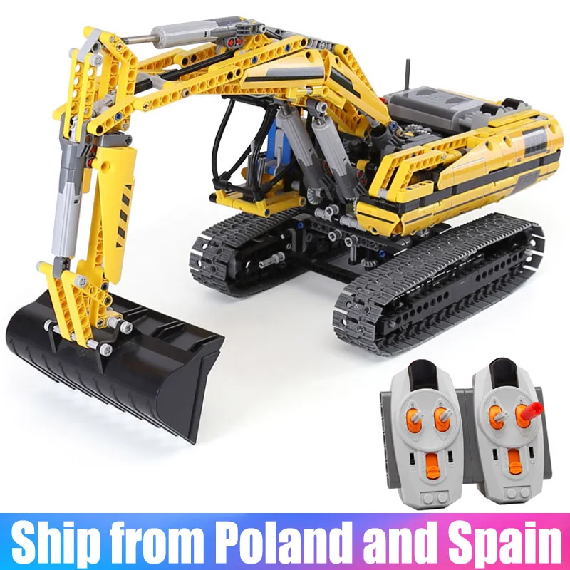

Technic 20007 MOTORIZED EXCAVATOR Building Blocks Electric Remote control Truck Set Compatible with Lego 8043 gift toy