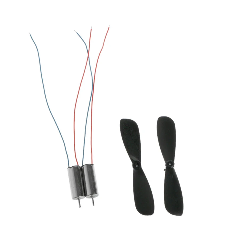 1 пара DC 4,2 V 614 микро DIY вертолет Бессердечный мотор с пропеллером высокая скорость