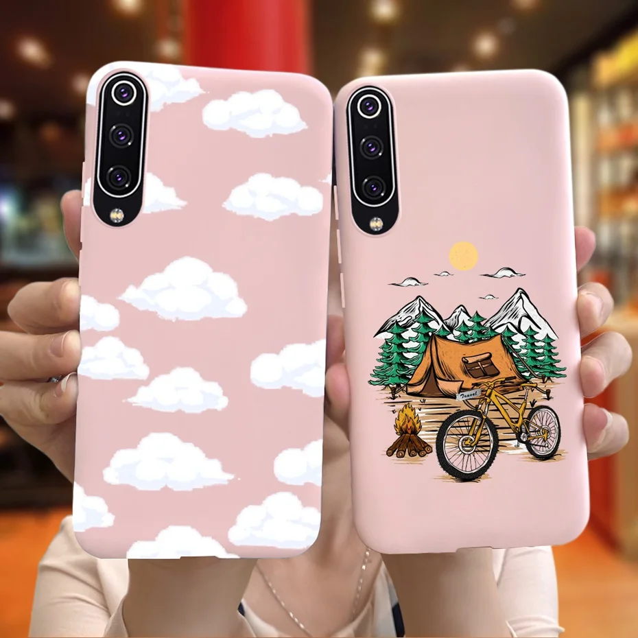 Cute Silicone Soft TPU Bumper Phone Case with Back Cover Design