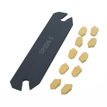 

SMBB1626 Cutter Holder+ SPB326 Cut Off Cutting Blade 3mm Inserts Cutting Tool