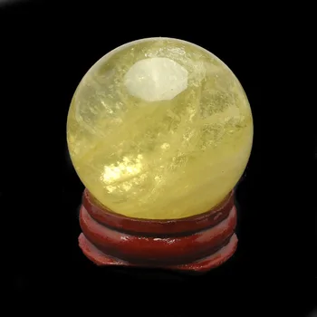 

Crystal Natural Topaz Ball Meditation Ball Furnishings Home Office